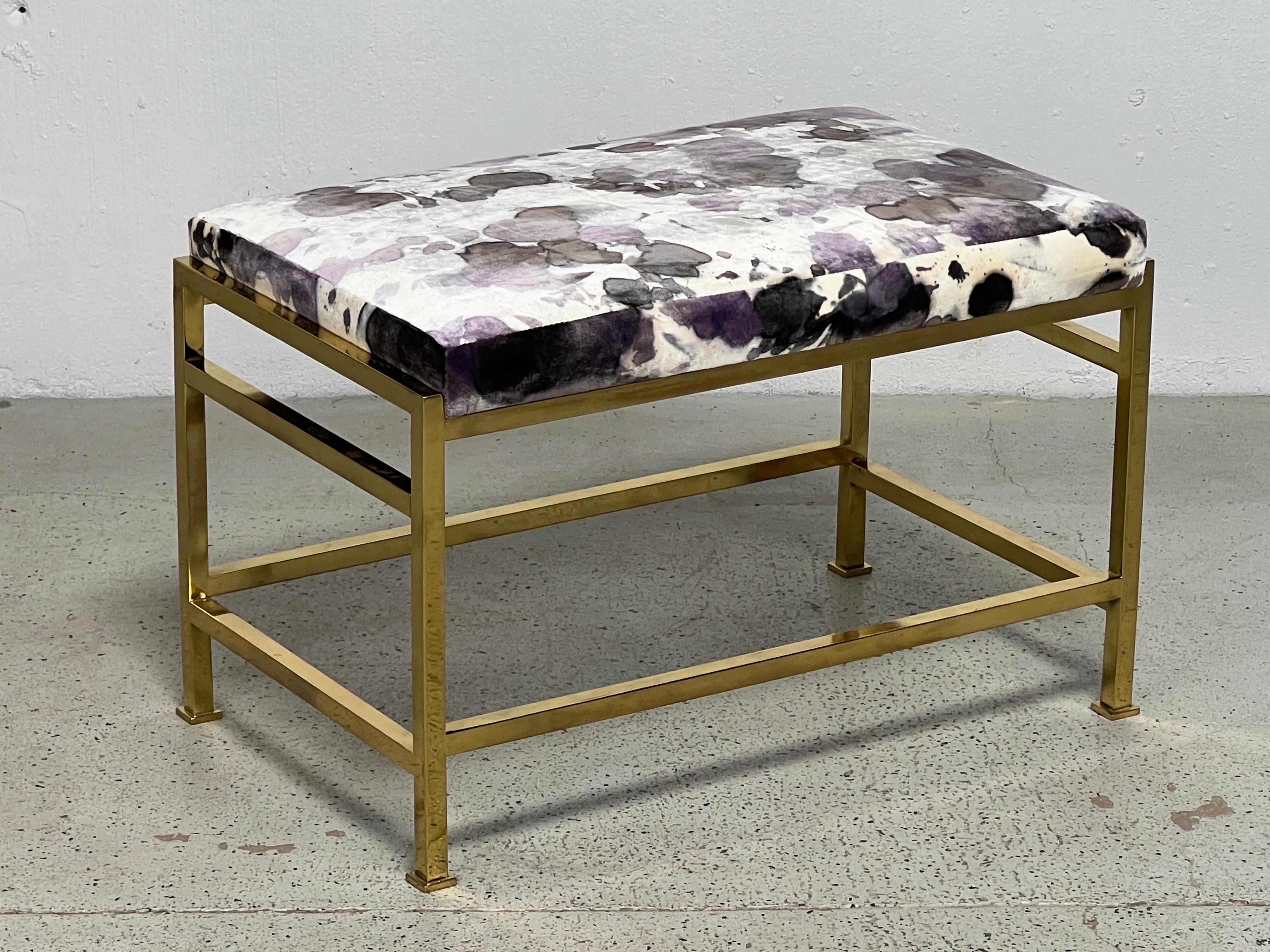 Ottone Panchina in ottone di Edward Wormley per Dunbar in vendita