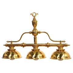 Used Brass Billiard Light