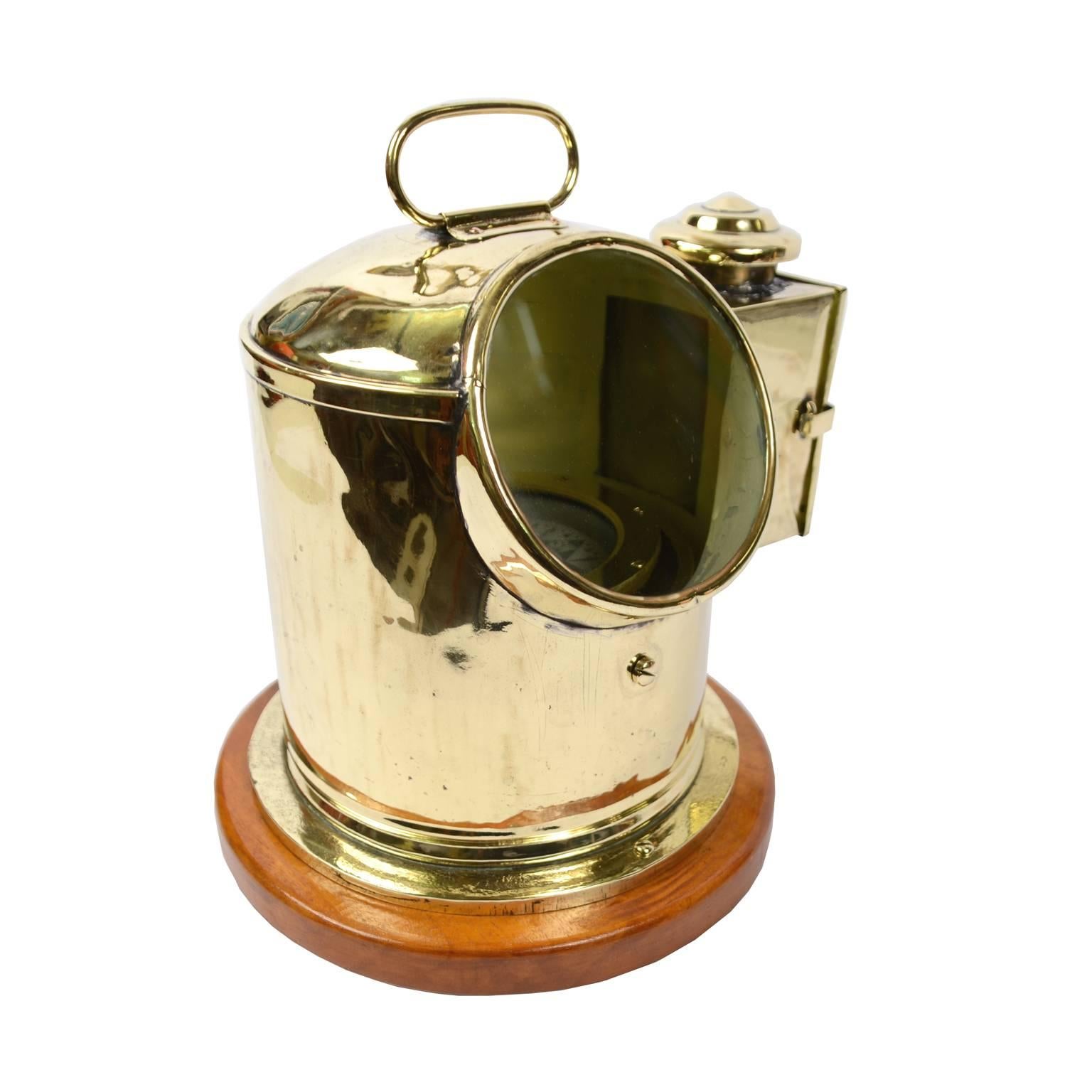 Brass Binnacle for Lifeboat, 1920s 3