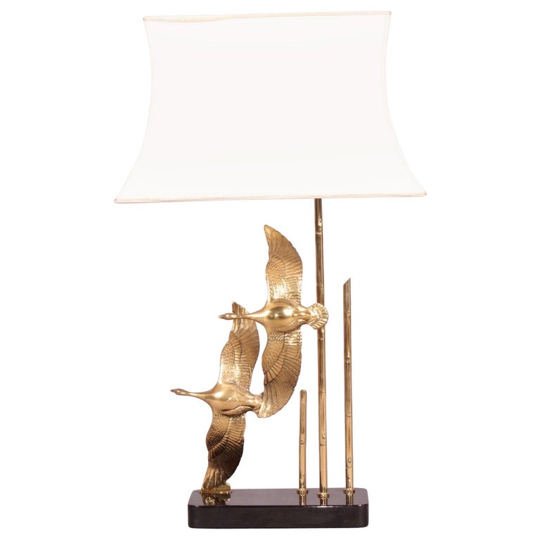 Brass Bird Table Lamp For At 1stdibs, Bird Table Lamp