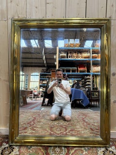 Brass bistro mirror 1900