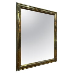 Brass bistro mirror 1900