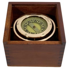 Brass Boat Compass by Star of Boston