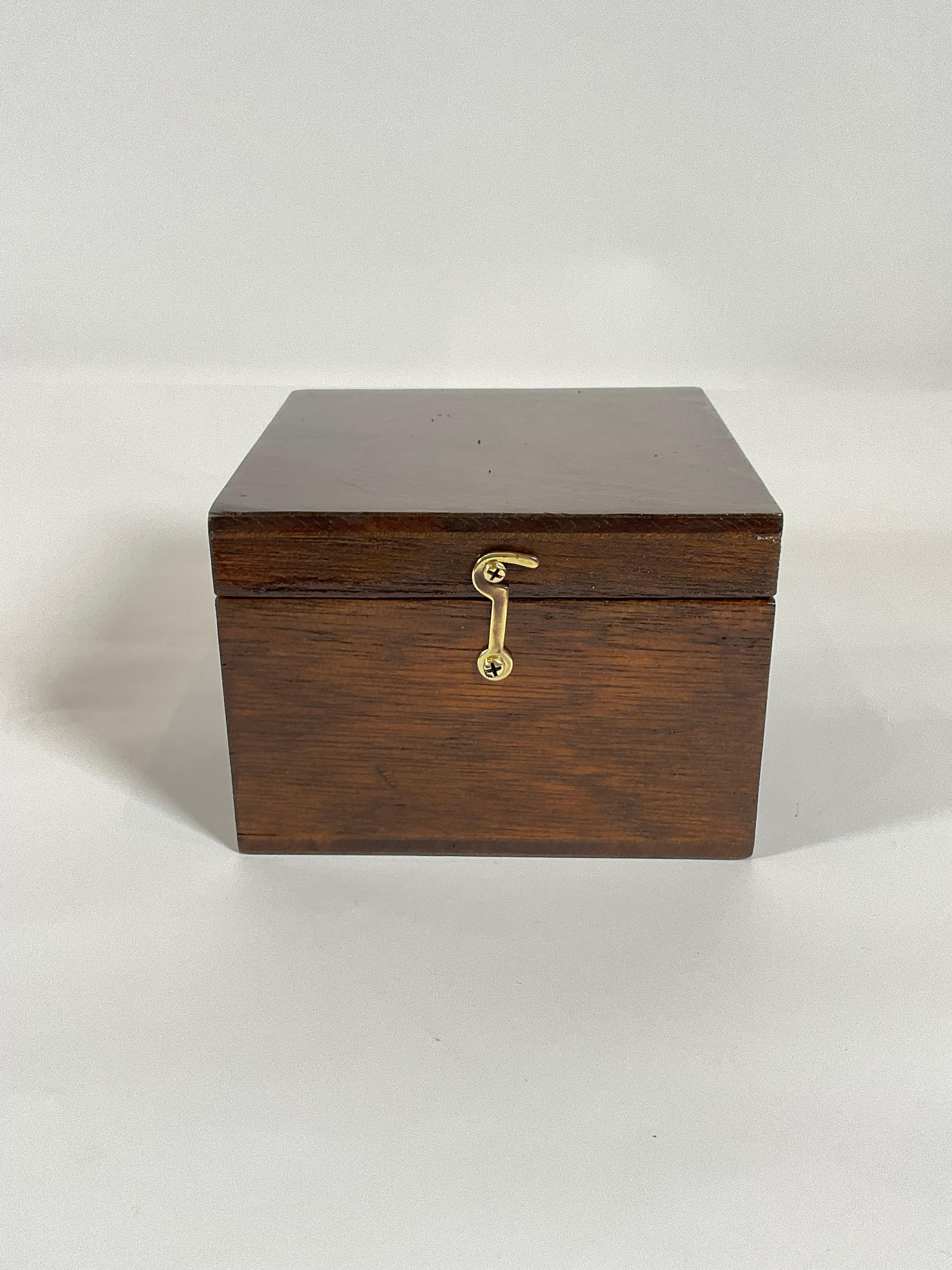 Brass Boat Compass on Gimbal Fitted to a Box 5