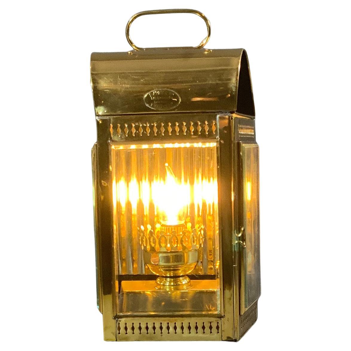 Brass Boat Lantern by Davey and Co Limited of London For Sale