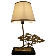 Brass Bonsai Table Lamp, 1970s