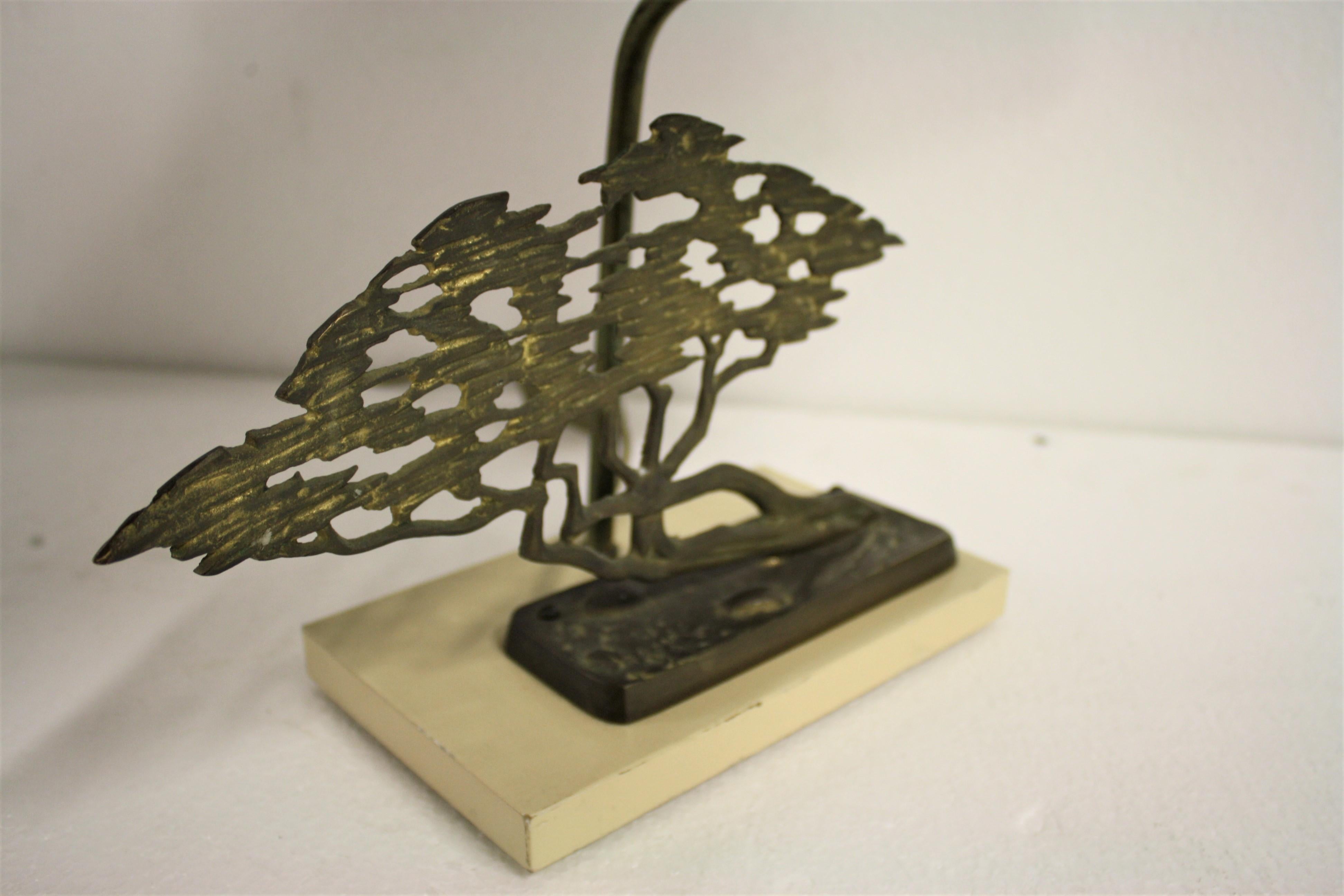Brass Bonsai Table Lamp by Willy Daro, 1970s In Excellent Condition In HEVERLEE, BE