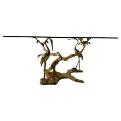 Brass Bonsai Tree Coffee Table