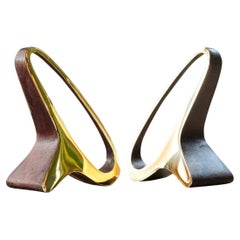 Brass Bookends N.3 by Carl Aubock