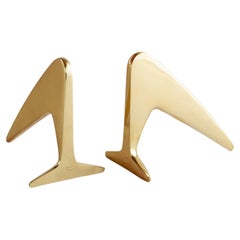 Brass Bookends N.7 by Carl Aubock