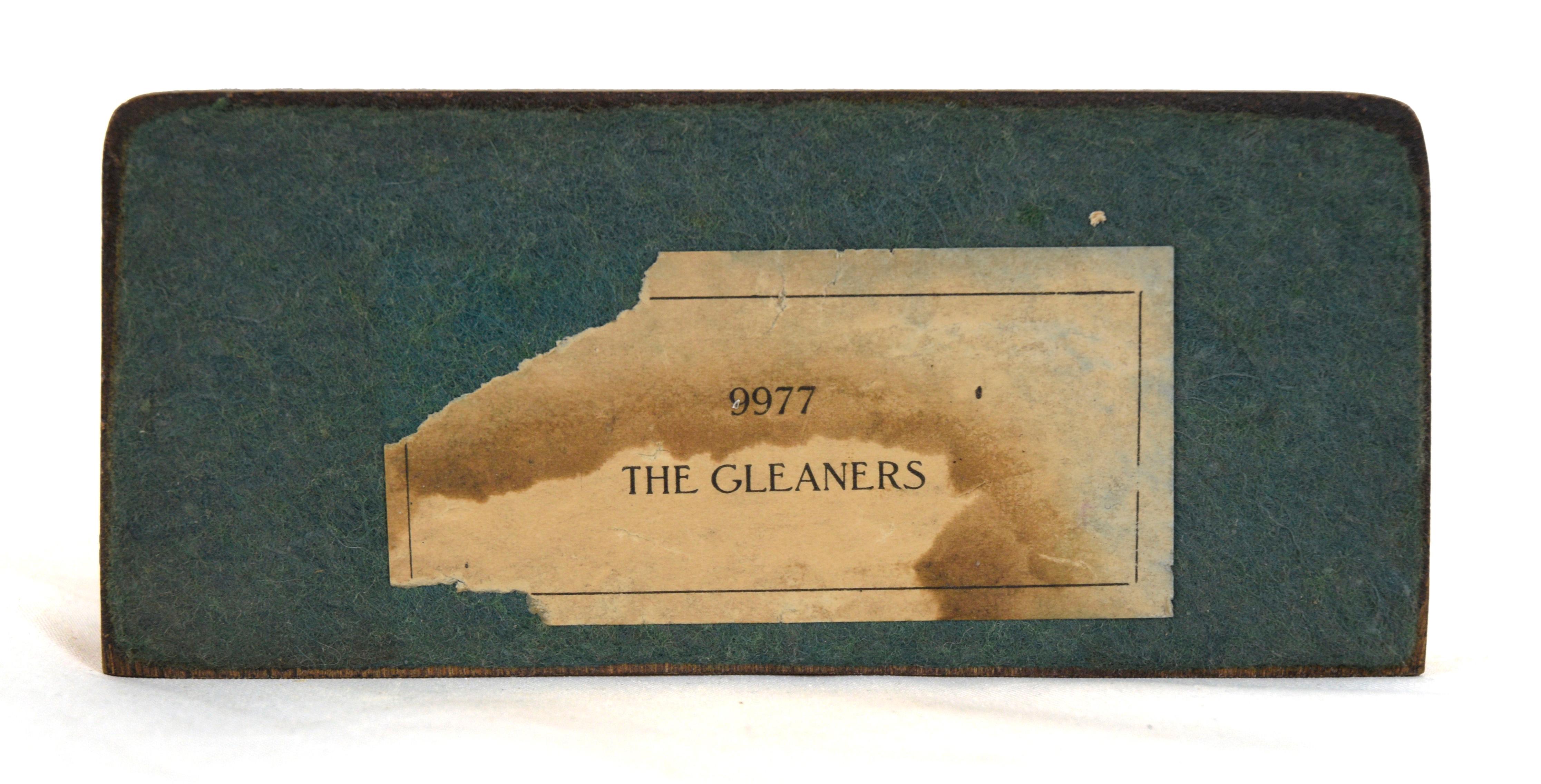 Buchstützen aus Messing mit „The Angelus“ und „The Gleaners“ von Jean Francois Millet (20. Jahrhundert) im Angebot
