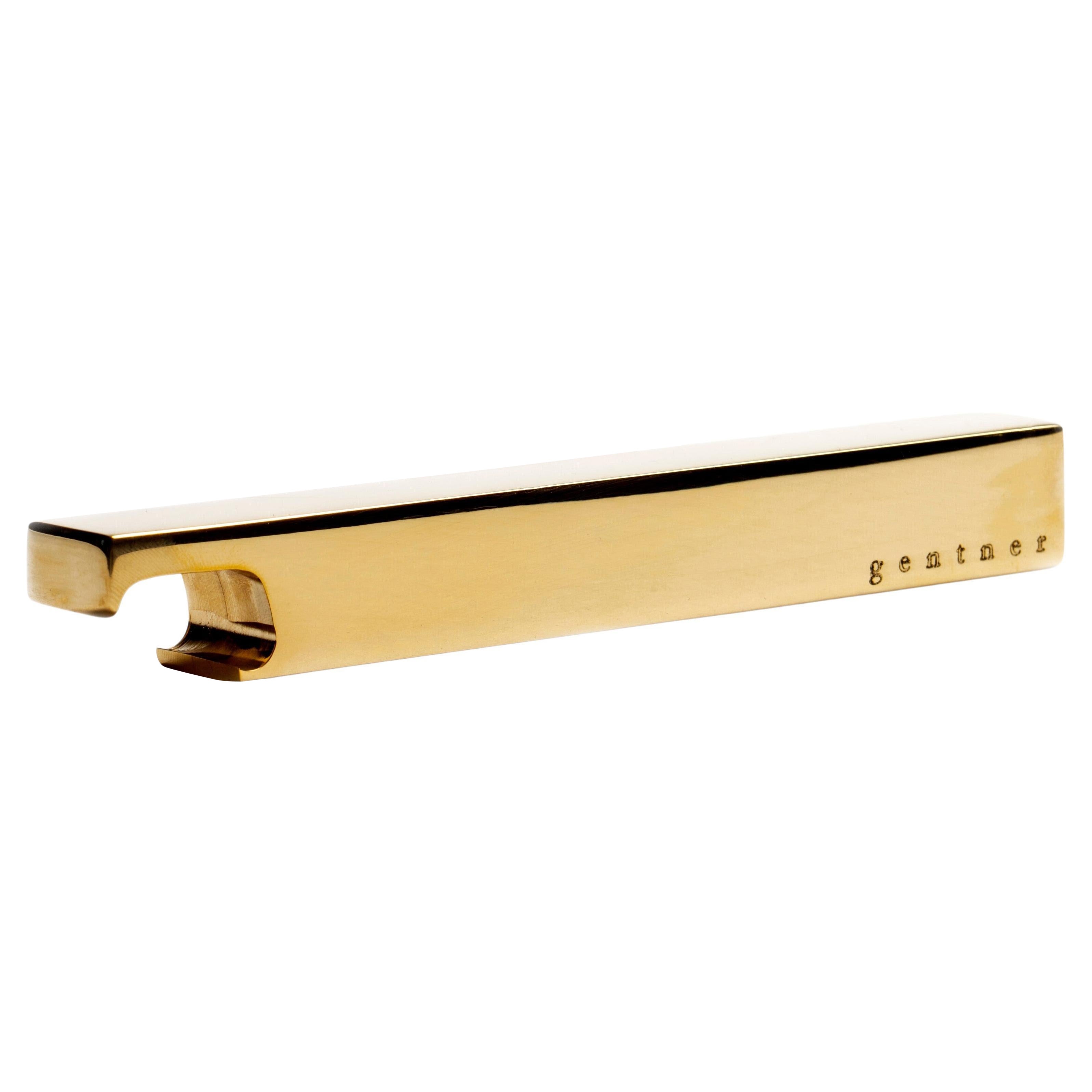 Brass Bottle Opener by Gentner Design