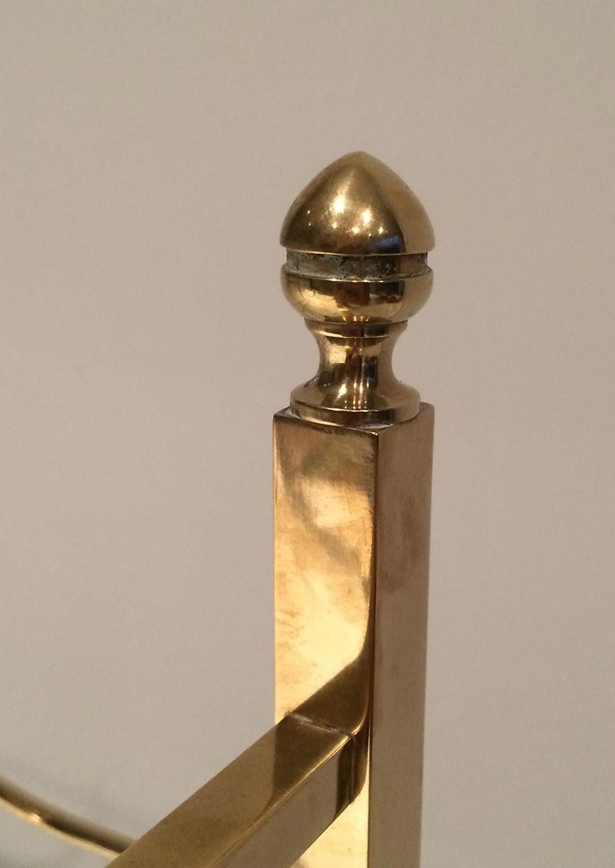 Messingflaschenhalter mit Krallenfüßen aus Messing, Maison Jansen (Mitte des 20. Jahrhunderts) im Angebot