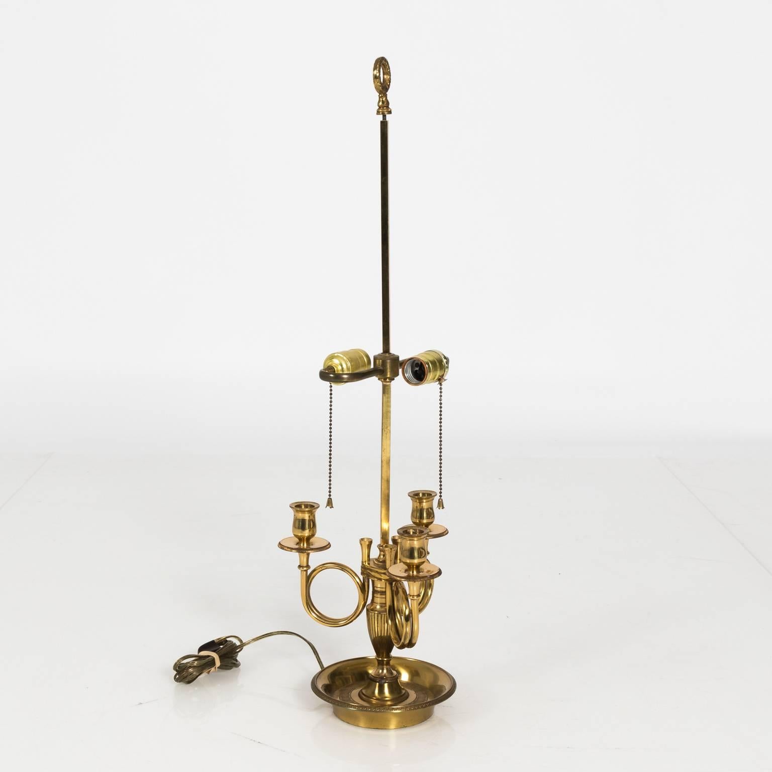 20th Century Brass Boulette Lamp