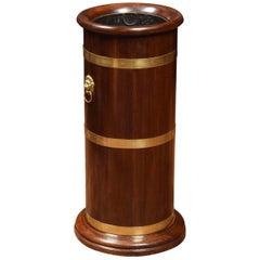 Brass Bound Barrel Stick Stand