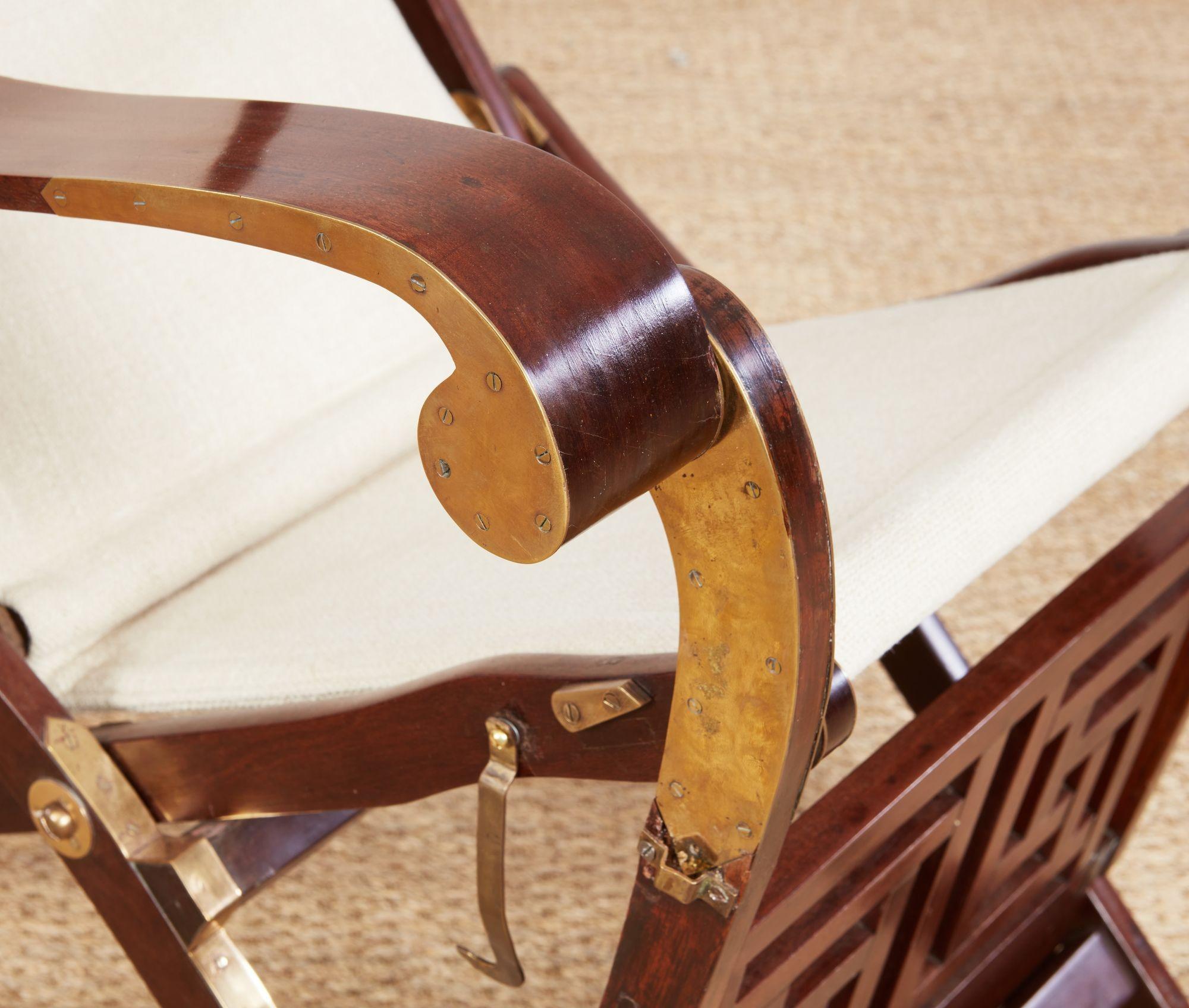 Silla de Campaña/Cubierta de Latón en venta 8