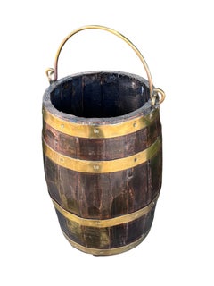 Brass Bound Peat Bucket