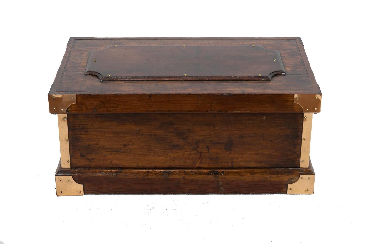 Brass Bound Sea Chest For Sale 1