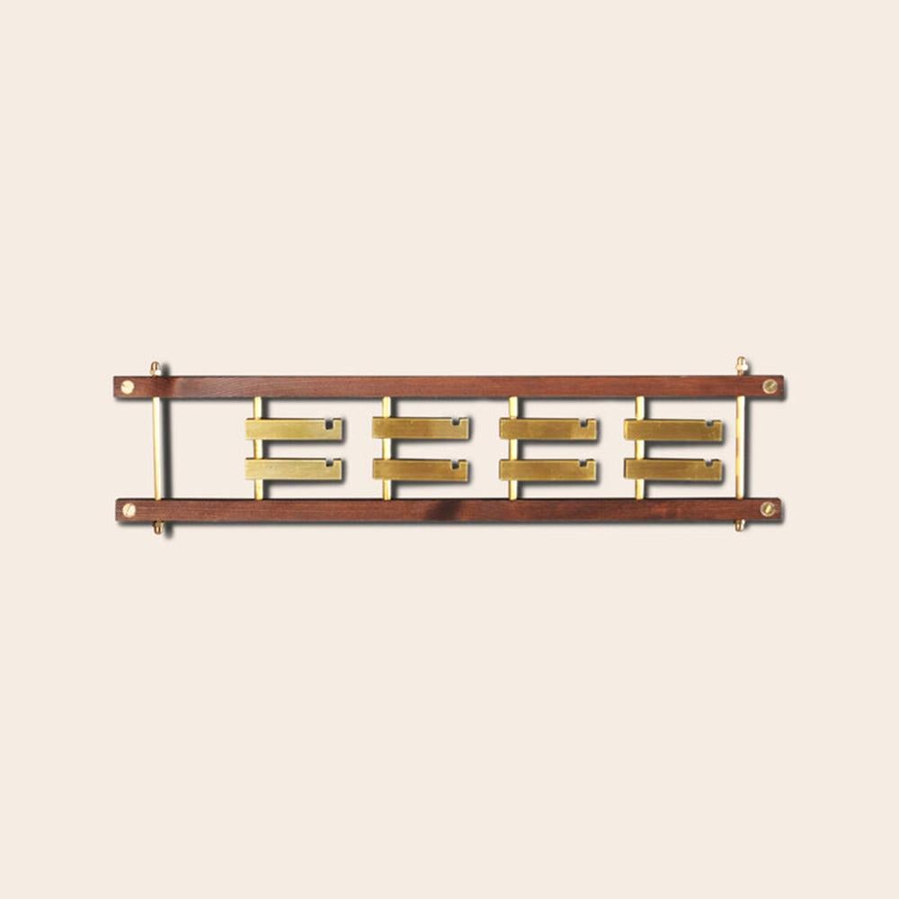 Other Brass Brick Coat Rack by OxDenmarq For Sale