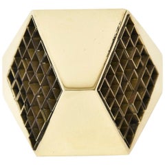 Architectural Brass Aiko Japanisches Schreibtisch-Accessoire in Messing-Bronze