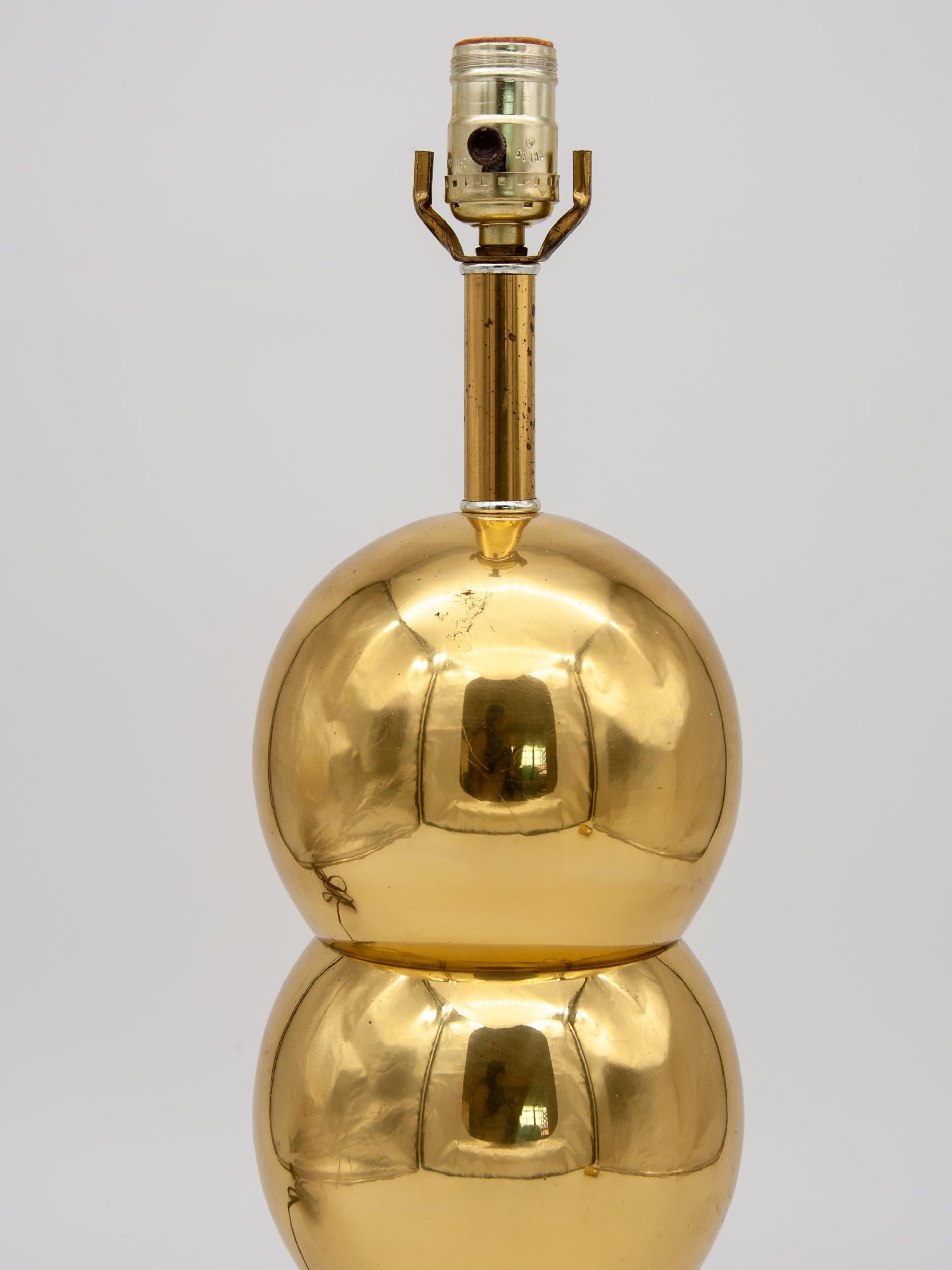 American Brass Bubble Lamp