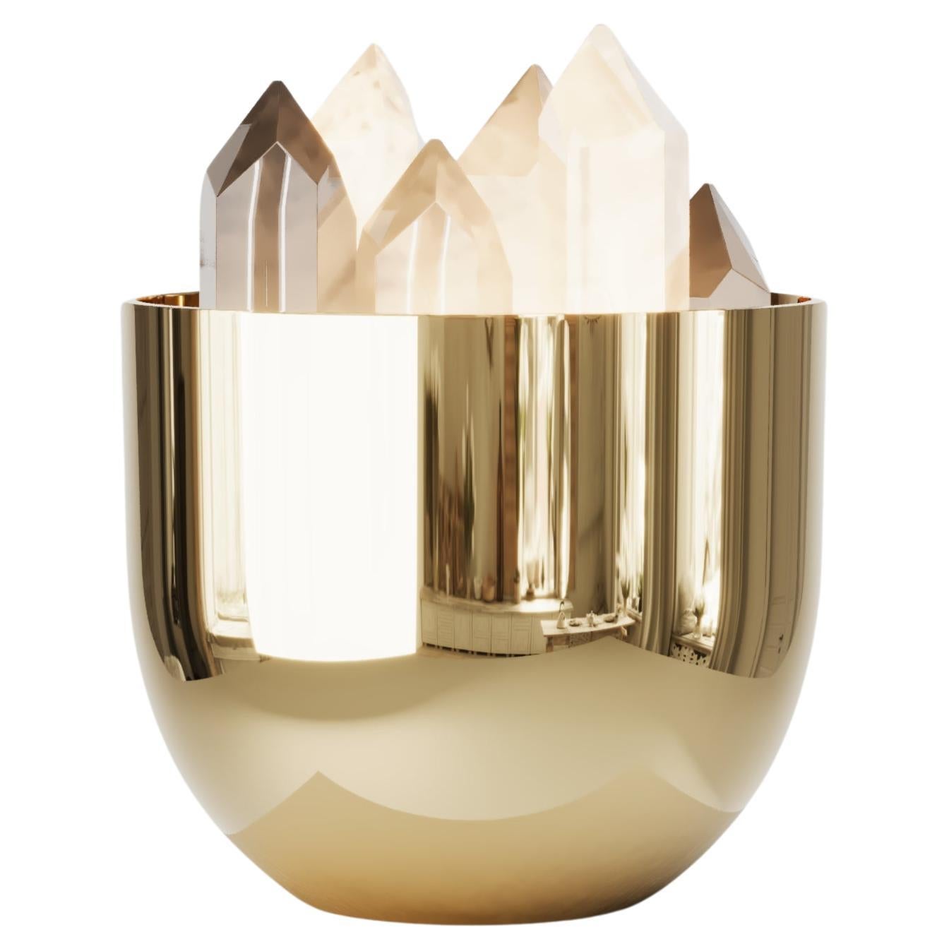 Brass Buca Cristal Table Lamp by Studio Orth