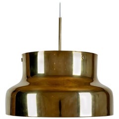 Brass Bumling Pendant Light by Anders Pehrson for Ateljé Lyktan, Sweden, 1960s