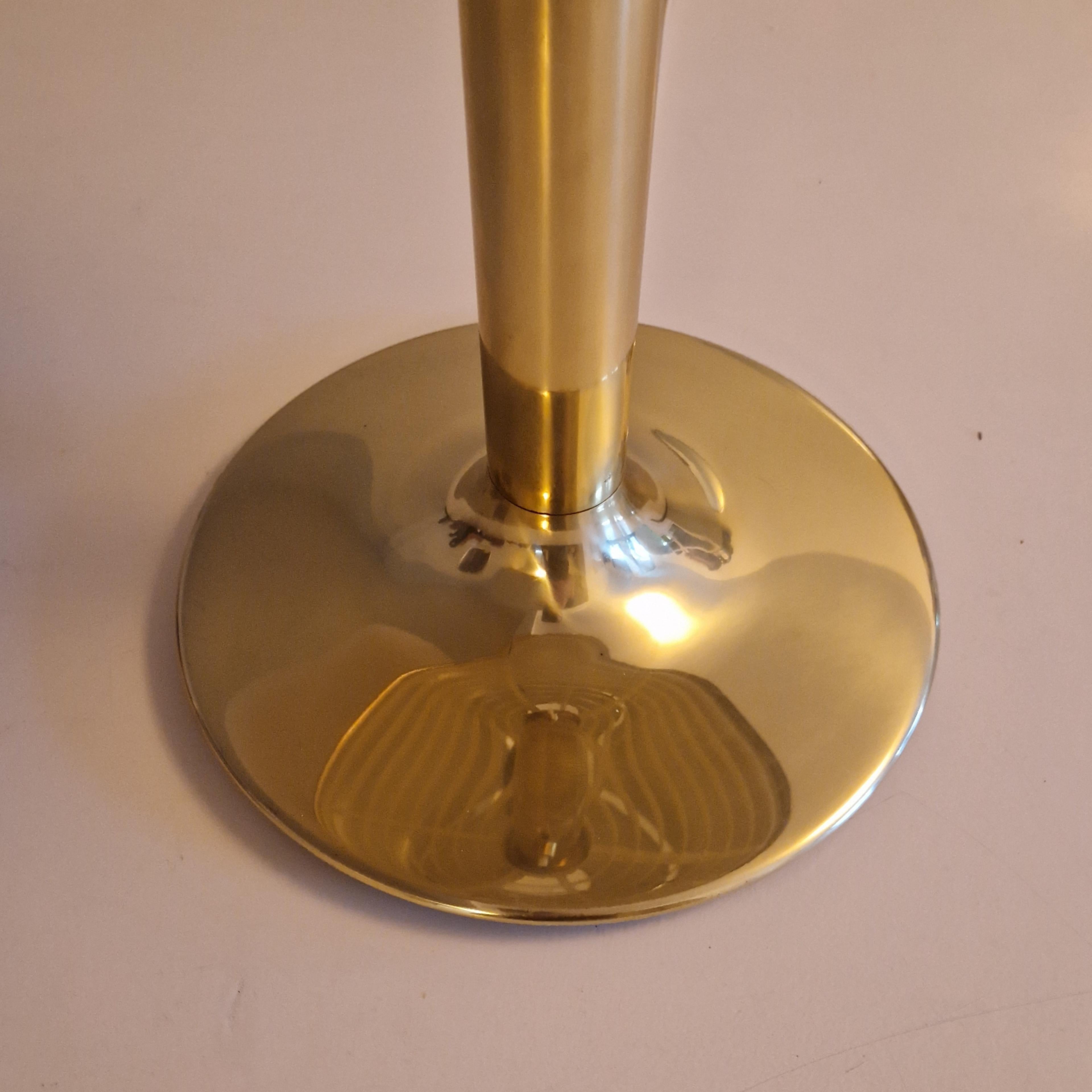Scandinavian Modern Brass Bumling table lamp by Anders Pehrson
