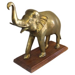 Elefante birmano de latón