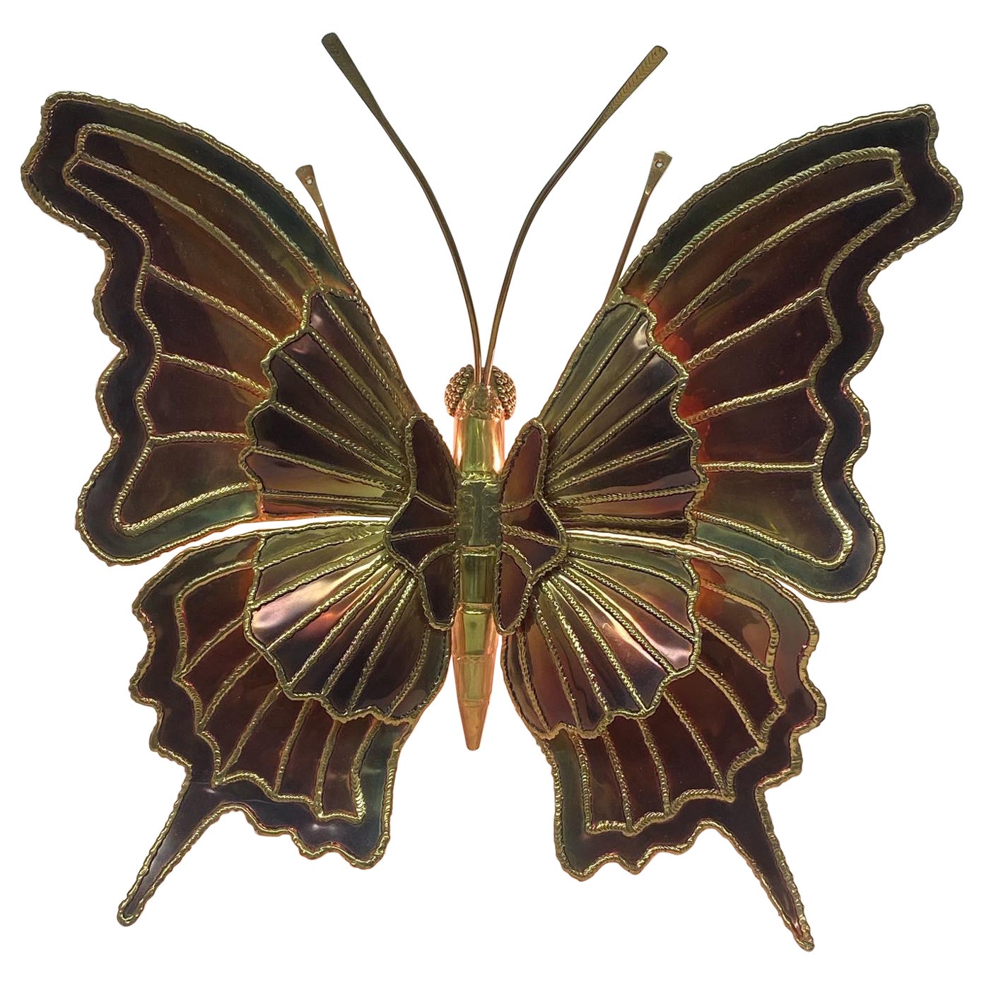 Brass Butterfly Sconce
