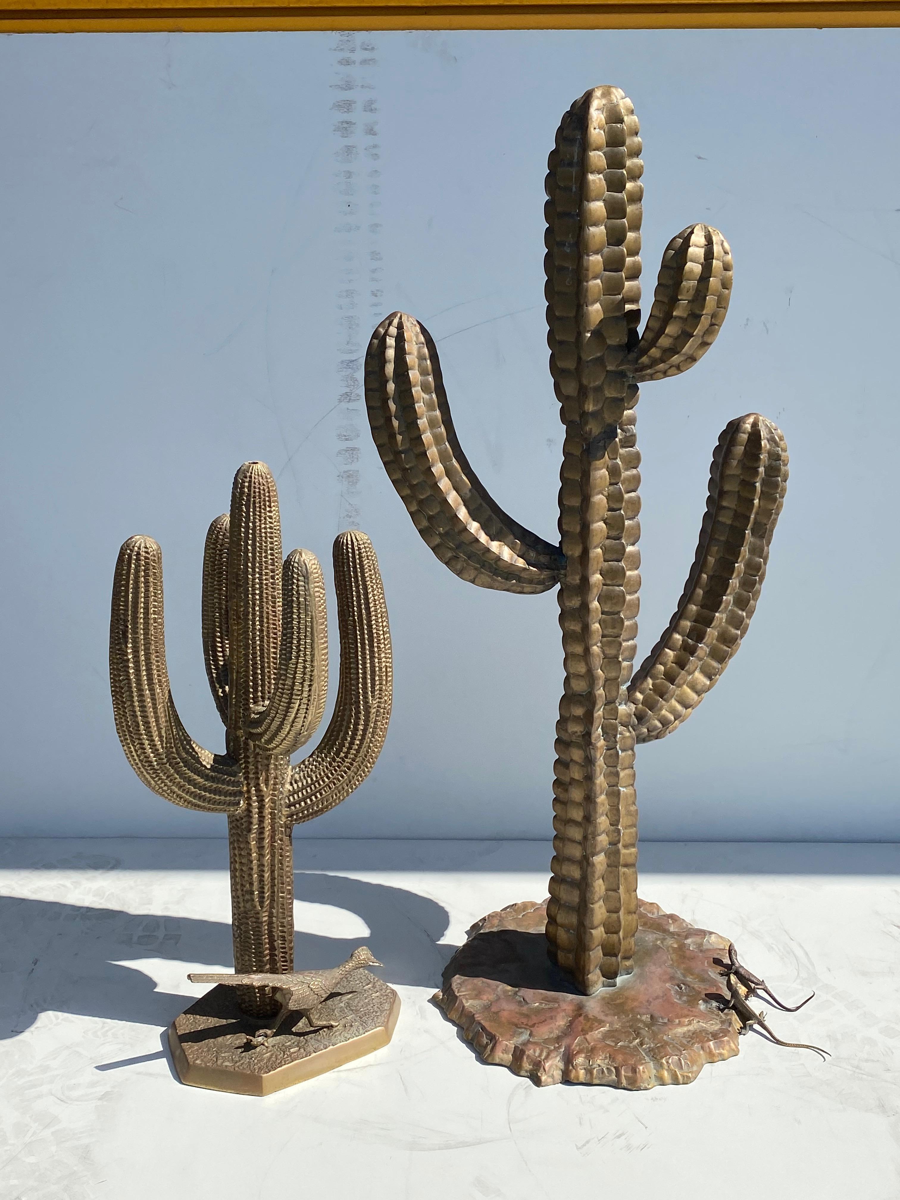 Brass Cactus Sculpture 5