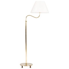 Brass "Camel" Floor Lamp by Josef Frank