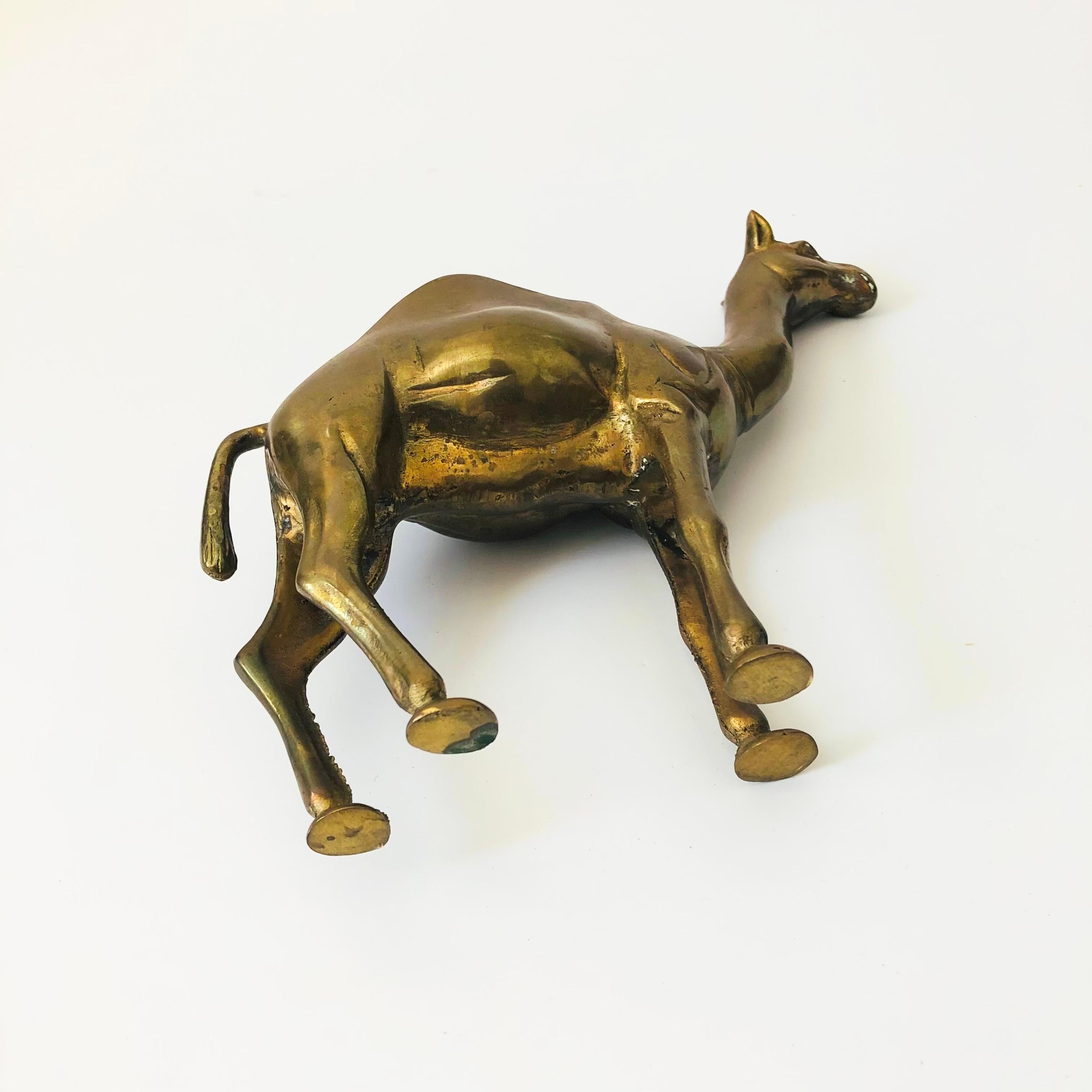 Brass Camel Planter 3