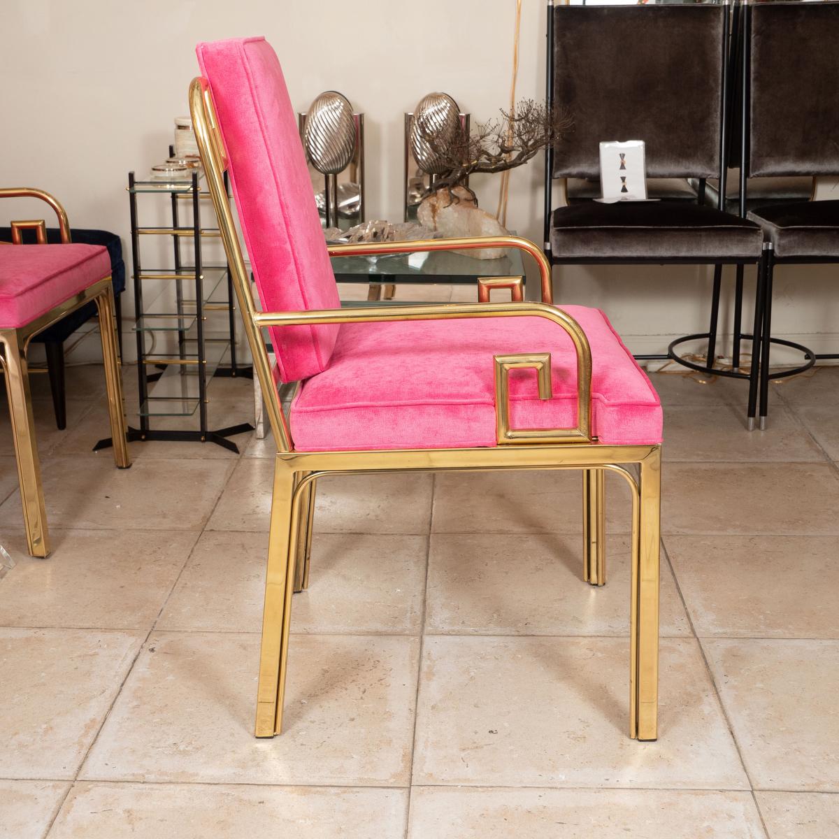 American Brass campaign style chair For Sale