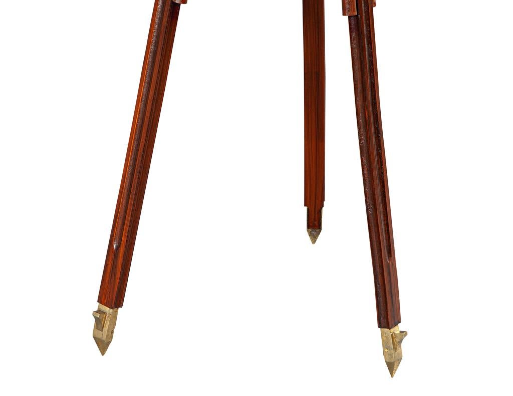 Télescope vintage en laiton de style Campaigner 1