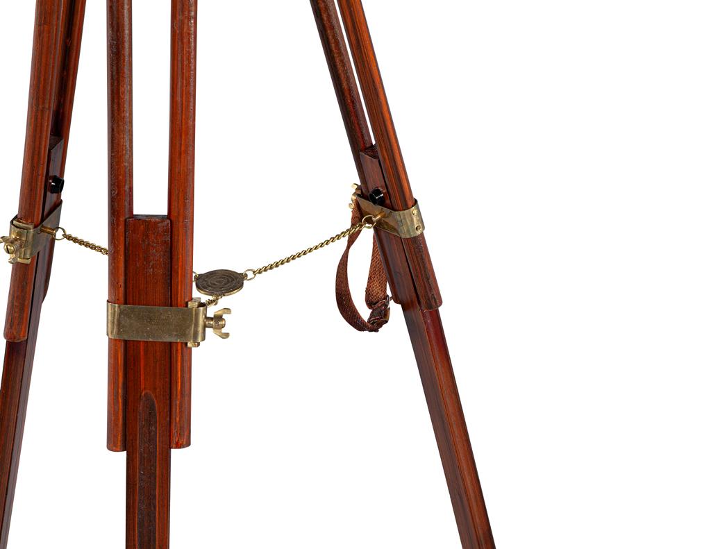 Télescope vintage en laiton de style Campaigner 2