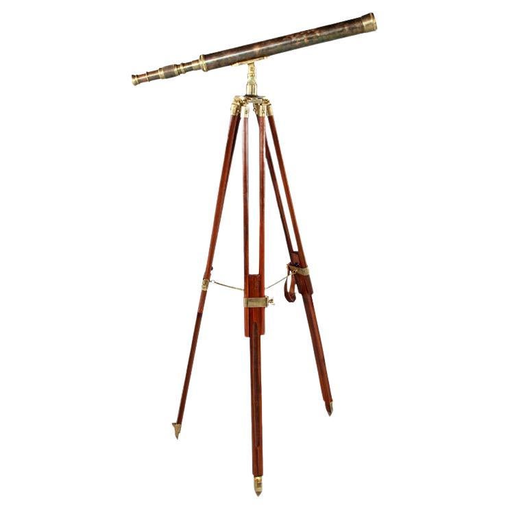 Brass Campaign Style Vintage Telescope