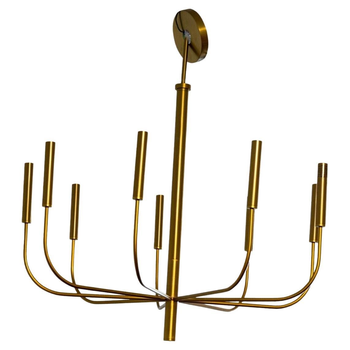 Brass Candelabra Light Fixture Chandelier