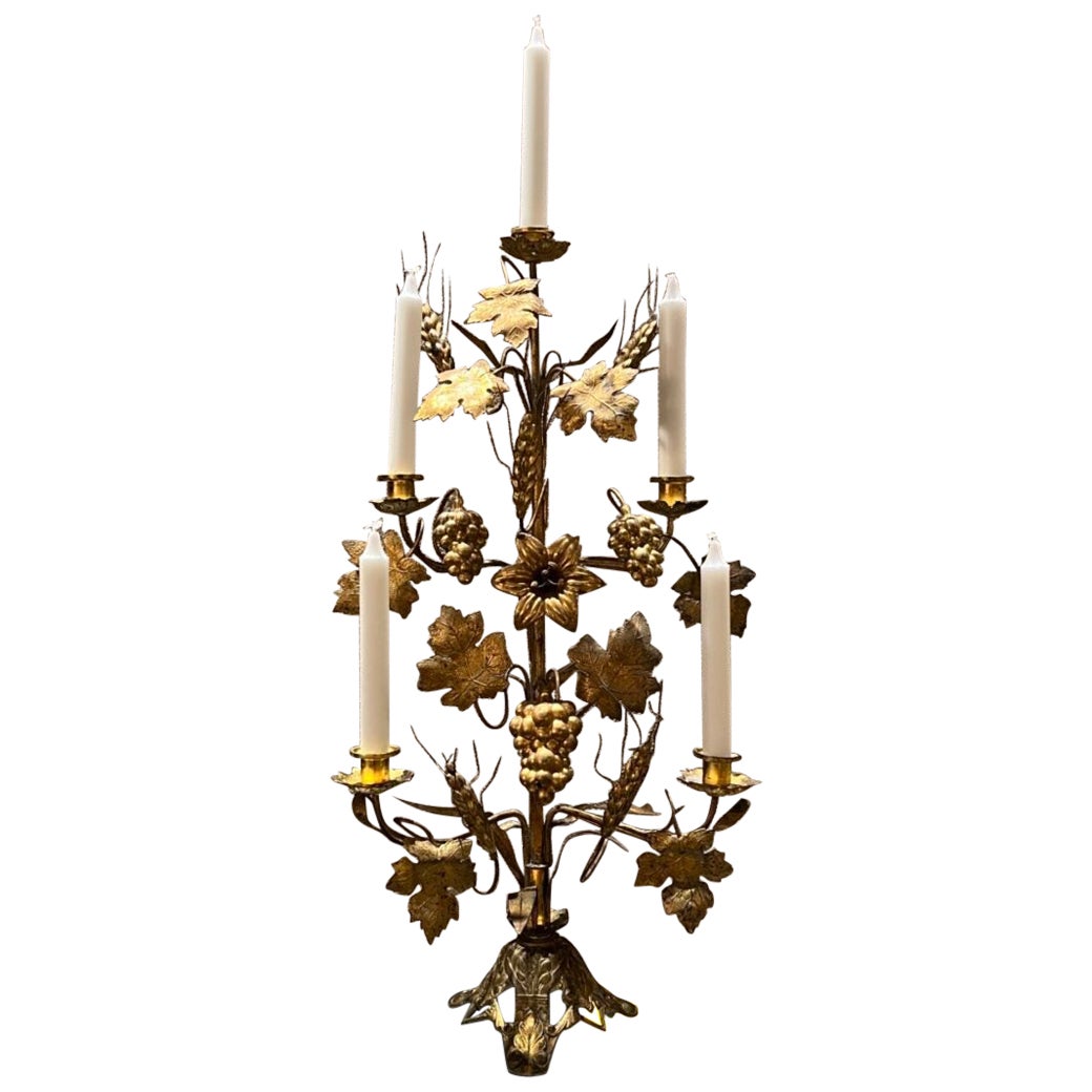 Brass Candelabra or Alter Ornament, circa 1900 France