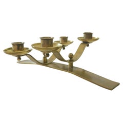 Brass candle holder Midcentury Italy 1960s
