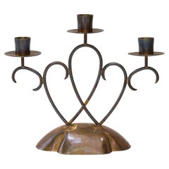 Brass Candle Holder vienna around 1950s