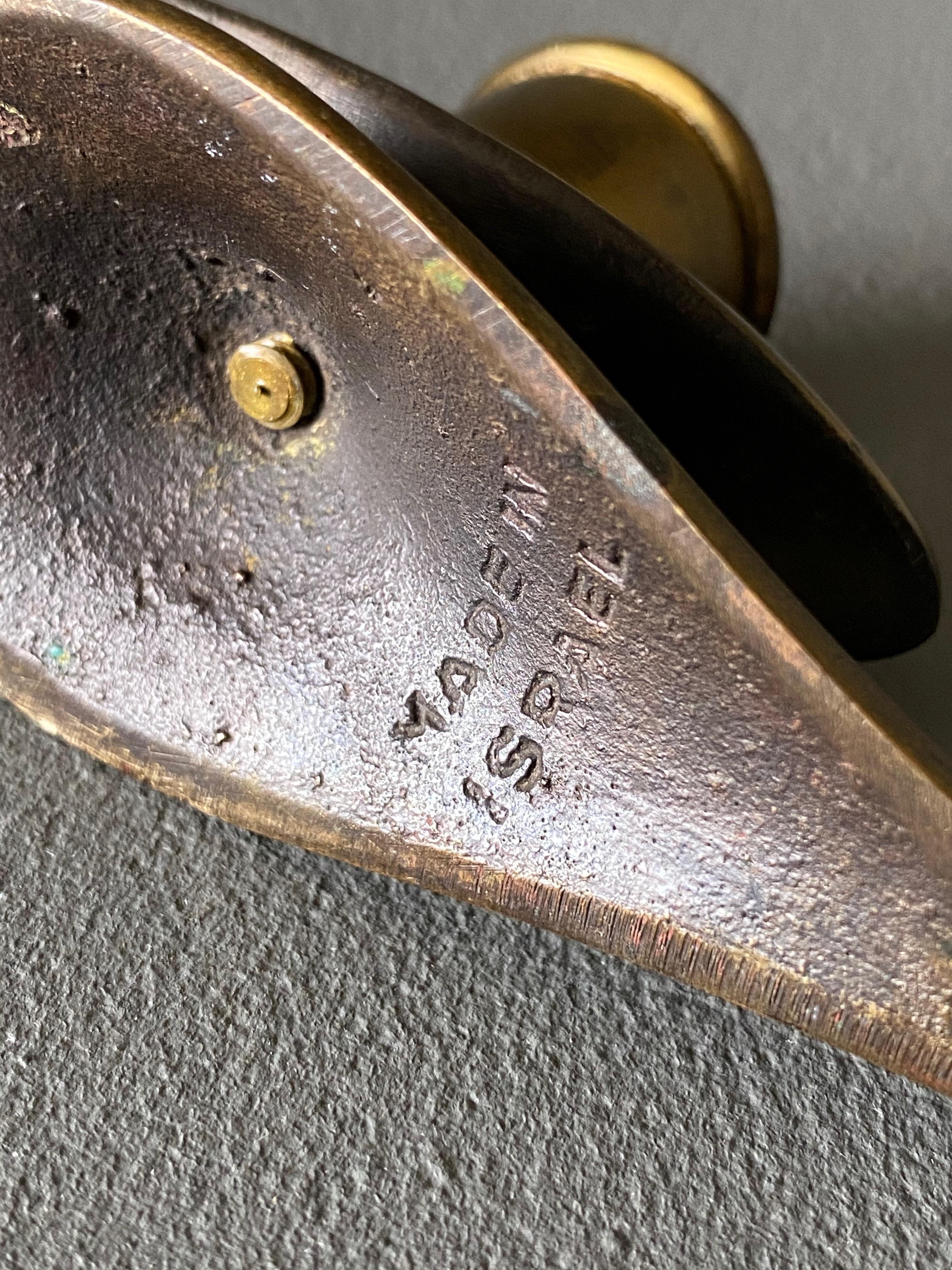 20th Century Brass Candle Holders Made in Israel, circa 1960
