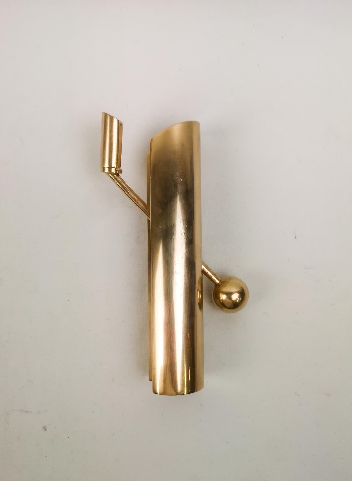 Mid-20th Century Brass Candlestick 