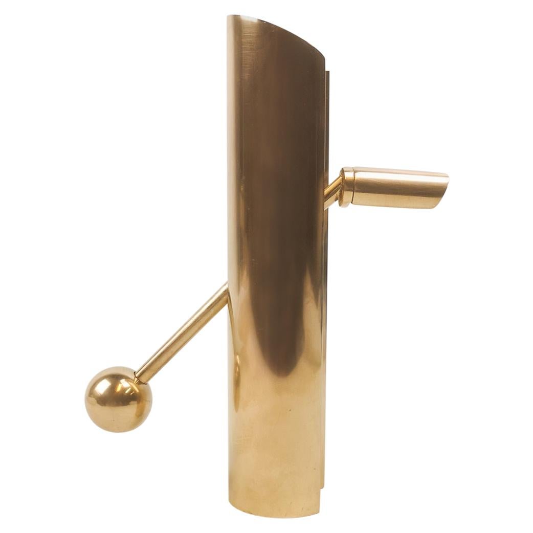 Brass Candlestick "Variabel" by Pierre Forsell for Skultuna, Sweden, 1960s