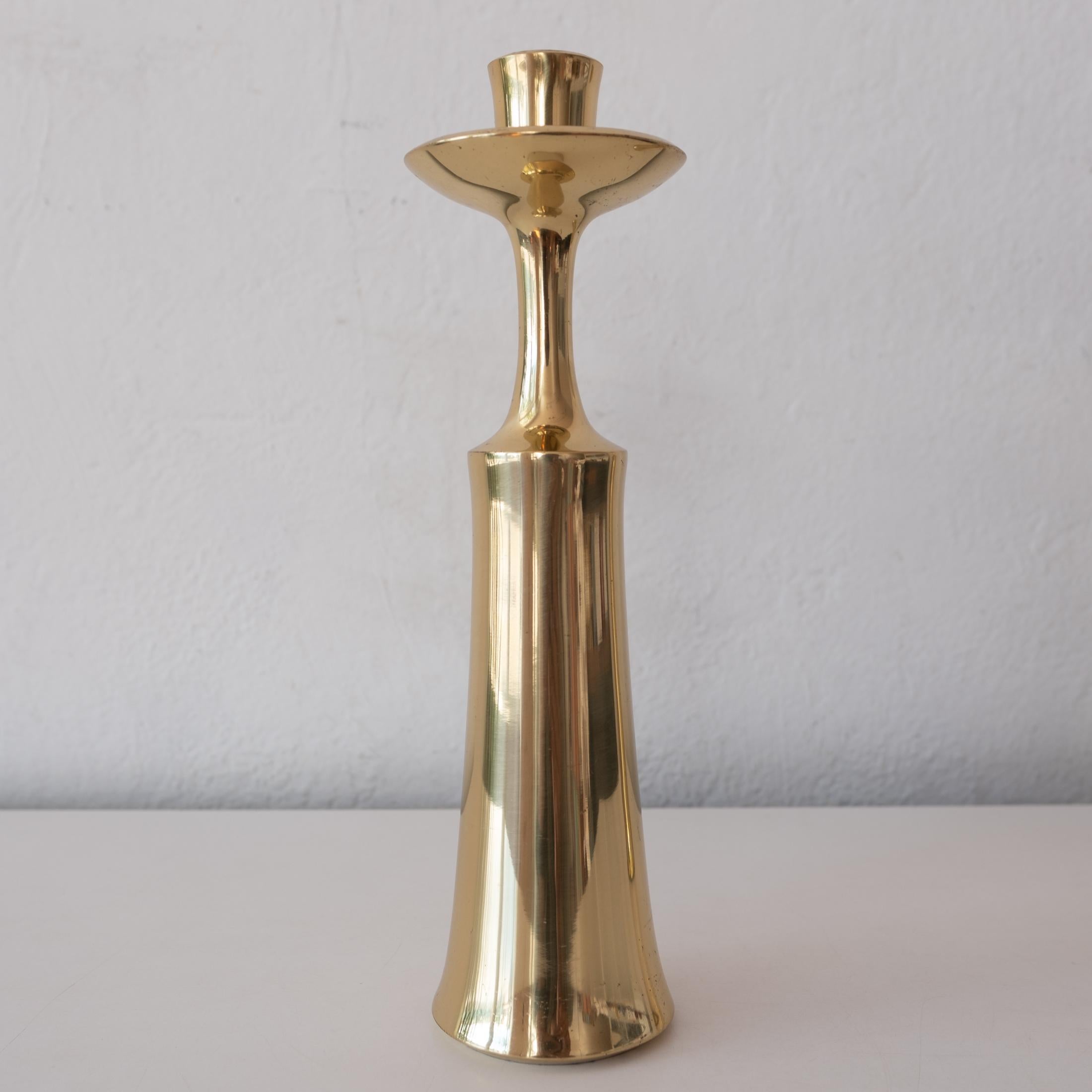 20th Century Brass Candlesticks by Jens Quistgaard for Dansk For Sale