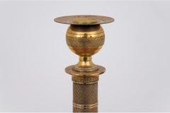 Kerzenständer aus Messing, Nordeuropa, frühes 20. Jahrhundert