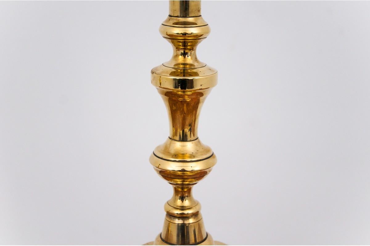 Other Brass Candlesticks, Northern Europe, Early XX Century For Sale