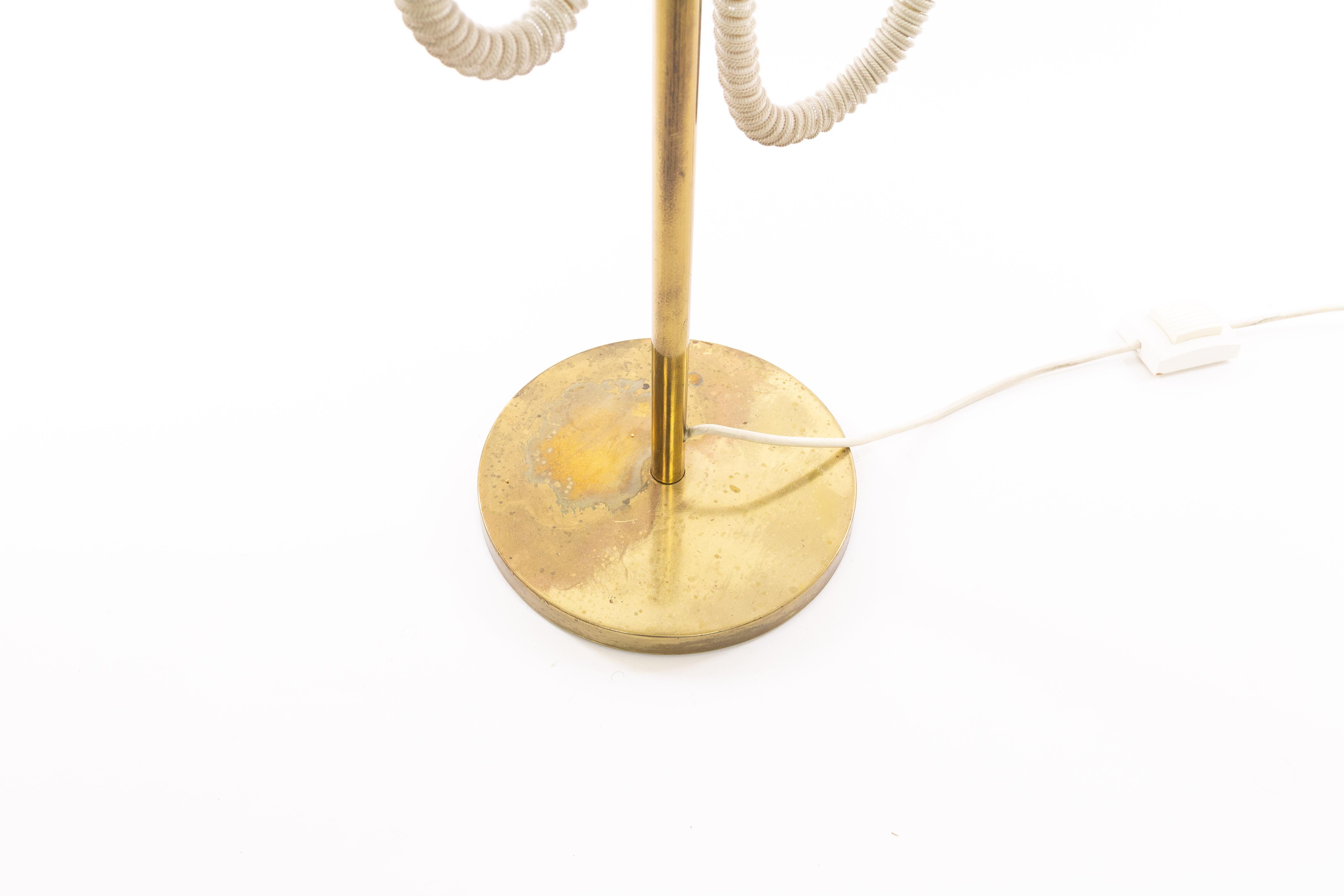 Italian Brass Capacio Floor Lamp by Fulvio Ferrari for Solka B, 1972 For Sale