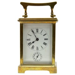 Brass Carriage Clock by J. E.Caldwell & Co.