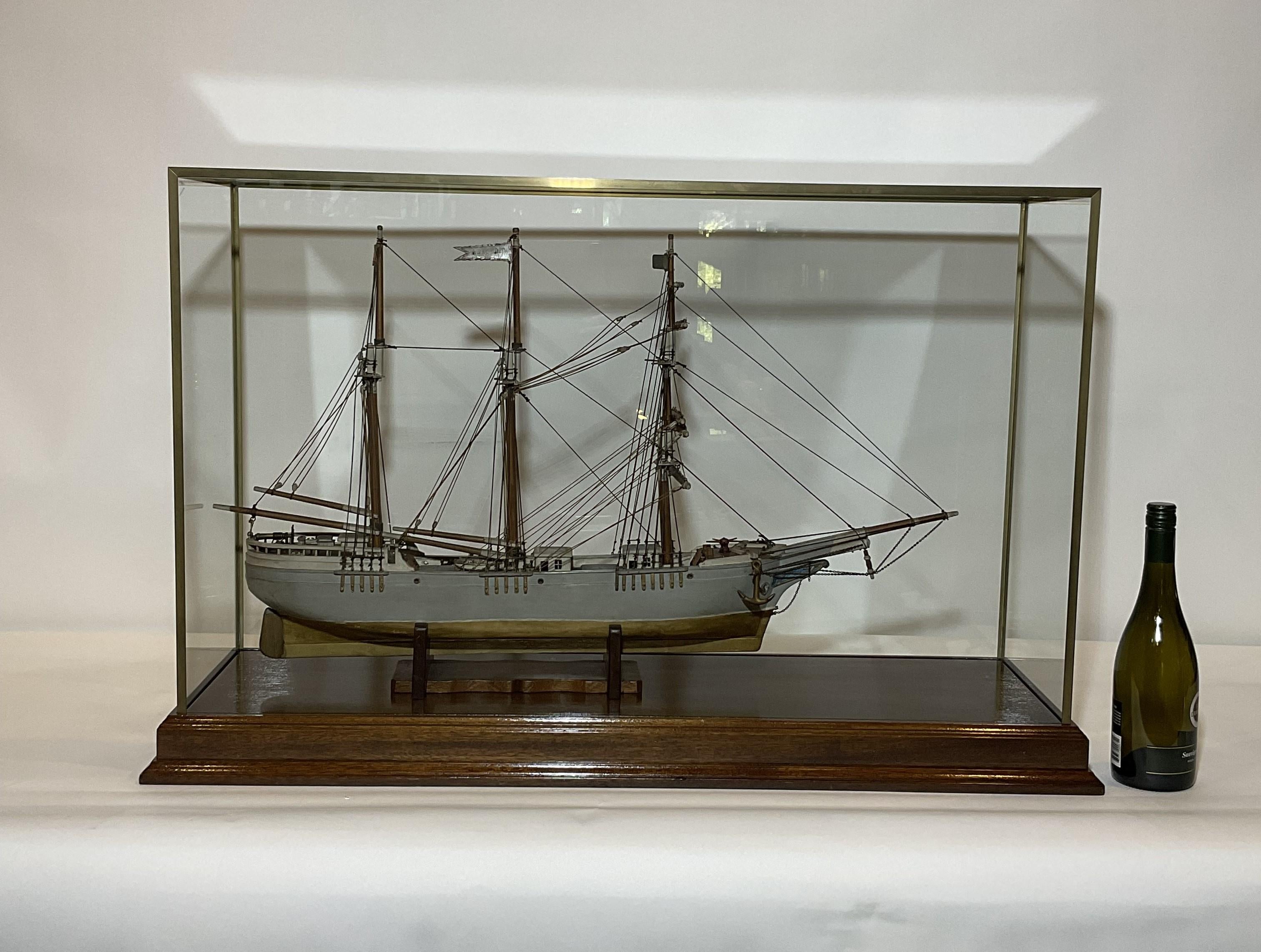 Antique Shop model of the barkentine 